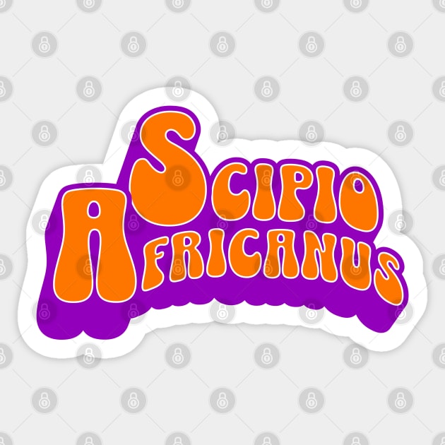 Scipio Africanus - Ancient Roman History Sticker by Yesteeyear